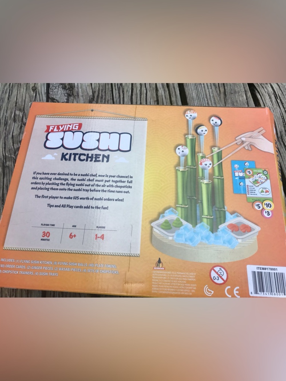 Flying Sushi Kitchen Fun Hover Rice Ball Family Game Night Fun Games - Picture 3 of 16